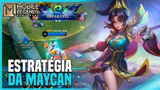 COMO FAZER A ESTRATÉGIA DA MAYCAN RUBY GOLD E YSS CARRY  BANGAS ACADEMY 2024 44  MLBB [upl. by Baptist770]