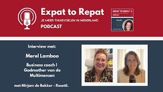 Business coach Repat en Godmother van de Multimensen Merel Lamboo [upl. by Haerb]