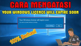 Cara Mengatasi Your Windows Licence Will Expire Soon  Firdus Komputer [upl. by Zosema]