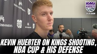 Kevin Huerter on Kings shooting NBA Cup amp his defense [upl. by Staford516]