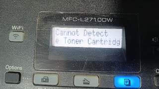 Brother MFC2710 DW MFC2550DW Can not Detect the Toner Cartridge Error Solved [upl. by Mathur]