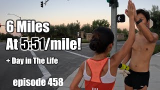 6 Miles at 551mile  Day in the Life amp Commentary marathon running marathontraining [upl. by Aremihc336]