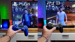 GTA 5 Graphics amp Performance Comparison  PS3 Vs PS4 [upl. by Azerila]