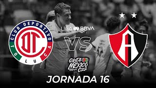 Resumen y Goles  Toluca vs Atlas  Liga BBVA MX  Grita México C22  Jornada 16 [upl. by Enirual]