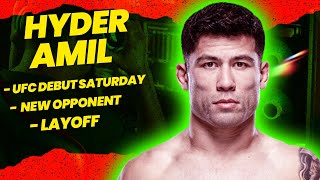 Hyder Amil on UFC debut Saturday vs new opponent Fernie Garcia [upl. by Anila]