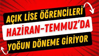 Açık Lise 2024 Sınav Takvimi [upl. by Lorrad]