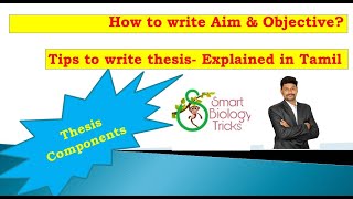 How to Write Aim and Objective for Thesis thesis thesiswork thesiswriting [upl. by Annail]