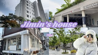 Where do bts jimin live  Nine one hannam jimin’s house in Seoul  I finally visited it 🤩 [upl. by Cuhp]