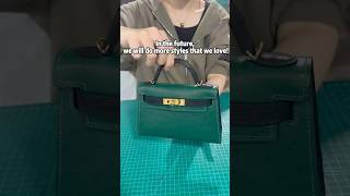 Mini green clutch bag What do you think bags customhandbag handmadebag craft [upl. by Hephzipa]