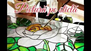 Pictura pe sticla [upl. by Lenuahs906]