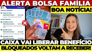 🚨0304 BOLSA FAMÍLIA BLOQUEADO CAIXA ERROU E VAI DESBLOQUEAR OS PAGAMENTOS QUEM SERÁ DESBLOQUEADO [upl. by Vladamir550]