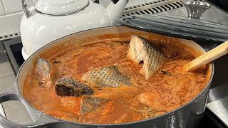 How to make fisherman’s soup Tilapia soup [upl. by Eissoj]