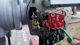 How to rotork motorised valve mov limit switch setting manual pdf calibration working actuator [upl. by Mehcanem]