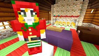 Minecraft Xbox  Building Time  Santas Grotto 66 [upl. by Atte]