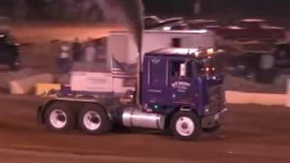 Cab over Semi Pulling at Rochester IN 2007 [upl. by Souza]