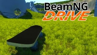 BeamNGDrive 3  GIANT SKATEBOARD [upl. by Mycah598]