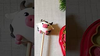 Air dry Clay 🐄cowpolymerclay diy [upl. by Calmas]