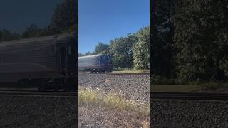 Amtrak zipping through NS Chicago line railfaning train [upl. by Adnorat635]