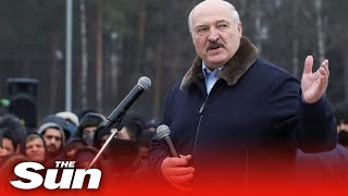 Lukashenko DEMANDS EU accepts 2000 migrants stranded at PolandBelarus border [upl. by Waal]