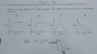 970111ON13 Q 5  Reaction Kinetics [upl. by Lemkul]