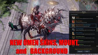 Lost Ark Omen Skins Mount and Background Special Package in detail and up close [upl. by Linehan]