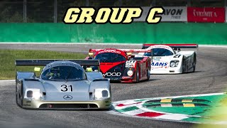 Group C racing  C11 905 evo1 XJR8 962C SE90  Monza 2019 [upl. by Vanda]