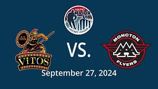 Moncton Flyers vs Saint John Vitos [upl. by Erodaeht]