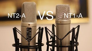 Mic Comparison Rode NT1A vs Rode NT2A [upl. by Yrallih]