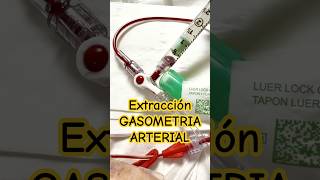 🩸Extracción GASOMETRIA desde catéter Arterial [upl. by Sillad]