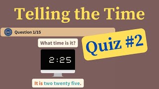 Telling the Time Quiz 2  Digital Clock [upl. by Eixirt]