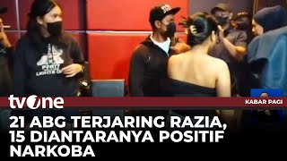 21 ABG Terjaring Razia Hiburan Malam 15 Diantaranya Positif Narkoba  Kabar Pagi tvOne [upl. by Frederich]