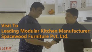 Visit To Leading Modular Kitchen Manufacturer  Spacewood Furniture Pvt Ltd [upl. by Kassi]