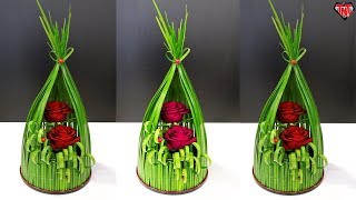 How To Make A Paper Showpiece  Paper Flowers Arrangements Ideas  DIY Paper Flower Home Decor Craft [upl. by Sachsse]