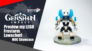 Preview my LEGO Genshin Impact Frostarm Lawachurl MOC  Somchai Ud [upl. by Pheni]