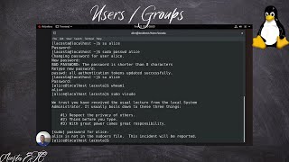 Comprehensive Guide to Managing Users and Groups in Linux Commands Sudo and More [upl. by Atiniv]