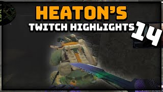 HeatoN  Twitch Highlights 14 Sneaky Knife Kills [upl. by Aik257]