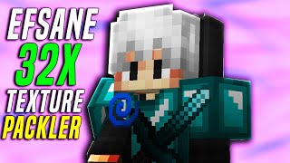 EFSANE 32X TEXTURE PACKLER  minecraft bedwars skywars hd fps boost arttıran 189 texture pack [upl. by Des]