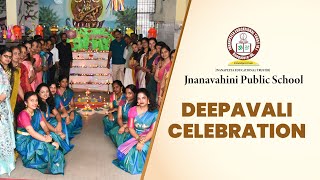 Deepavali Celebration at Jnanavahini Public School 🪔✨ A Festival of Lights and Joy diwali [upl. by Erleena]