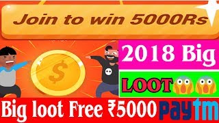 VideoBuddy App Loot ₹5000 Paytm Cash bigest paytm loot App august 2018 [upl. by Coussoule714]