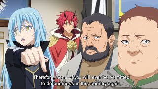 When RImuru refuses the Merchants to do any business in Tempest  Tensura Season 3 episode 24 [upl. by Seys]