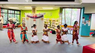 Siara’s Bhartnatyam Performance1 at Panmure library 13th October 2024 [upl. by Artemahs841]