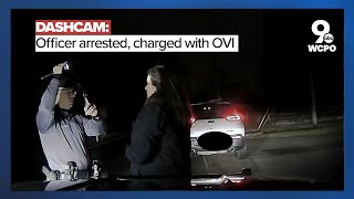 DASHCAM Police officer arrested charged with OVI [upl. by Epilef]