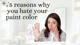 5 paint color mistakes to avoid [upl. by Fagaly160]