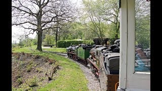 Killesbergbahn  Bespannung mit zwei Dampfloks [upl. by Sundstrom]