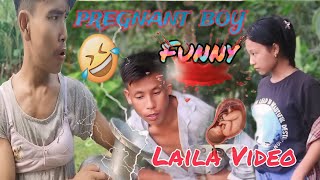 PREGNANTBOYLilaBipul😂💦Funny video kokboroksong shortfilmUltimatekokborokviral funny2024 [upl. by Hance]