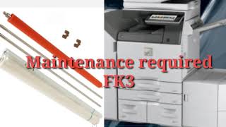 SHARP MXM514041405100MAINTENANCE REQUIRED FK3 [upl. by Hsitirb]