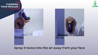 How to Clean Albuterol aerosol inhaler [upl. by Ronen]