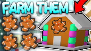 How to Farm GINGERBREAD BEARS Fast In Beesmas Bee Swarm Simulator [upl. by Anidnamra]