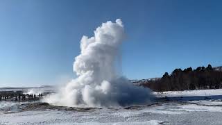 Geysir Iceland 게이시르 간헐천  아이슬란드여행 골든써클 투어 [upl. by Thayer]