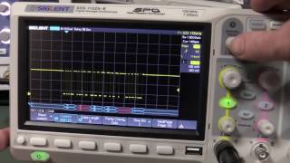 Siglent SDS1102XE Decoding  review by EEVblogs Dave Jones [upl. by Cerell878]